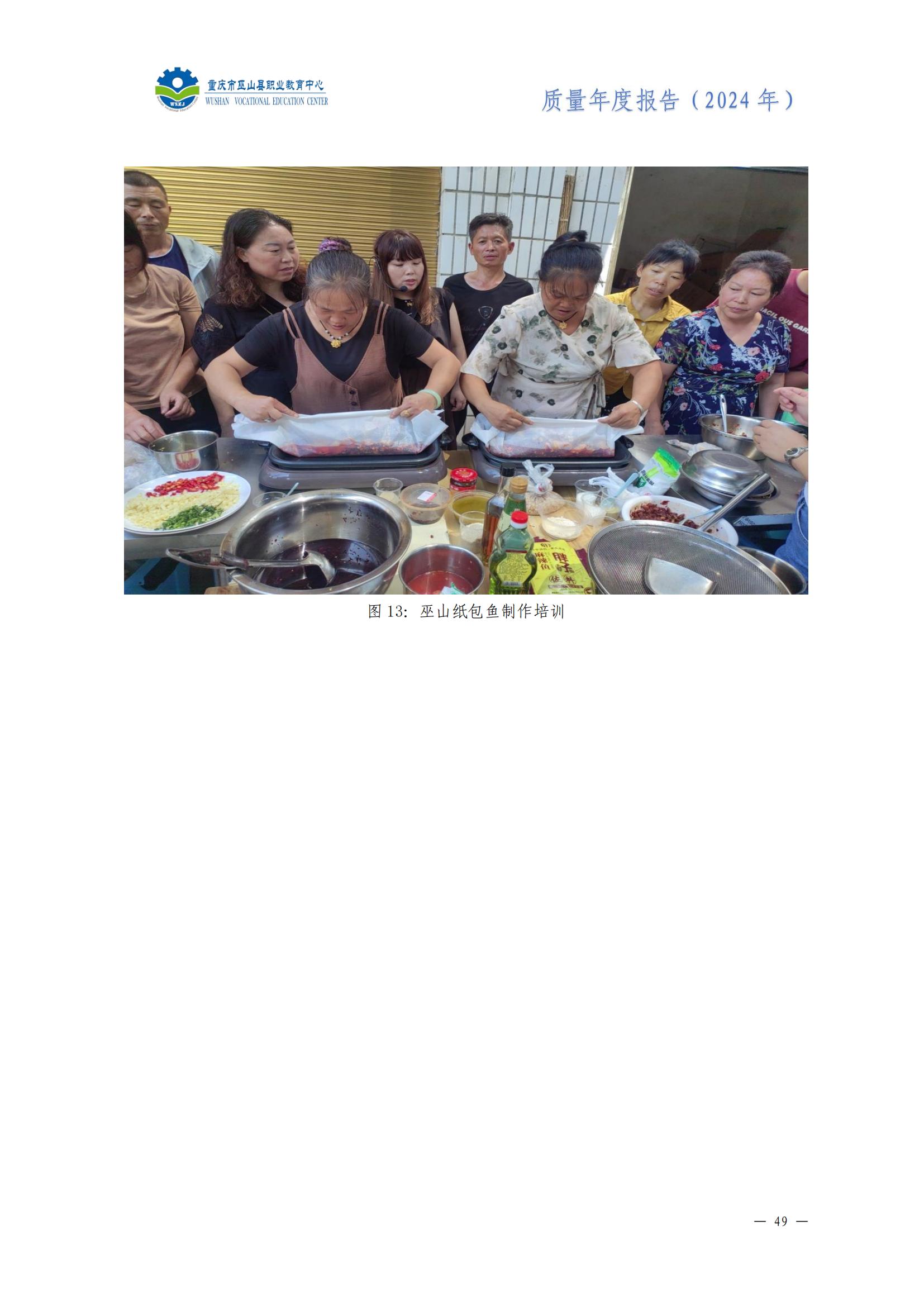 巫山职教中心2024年年度报告