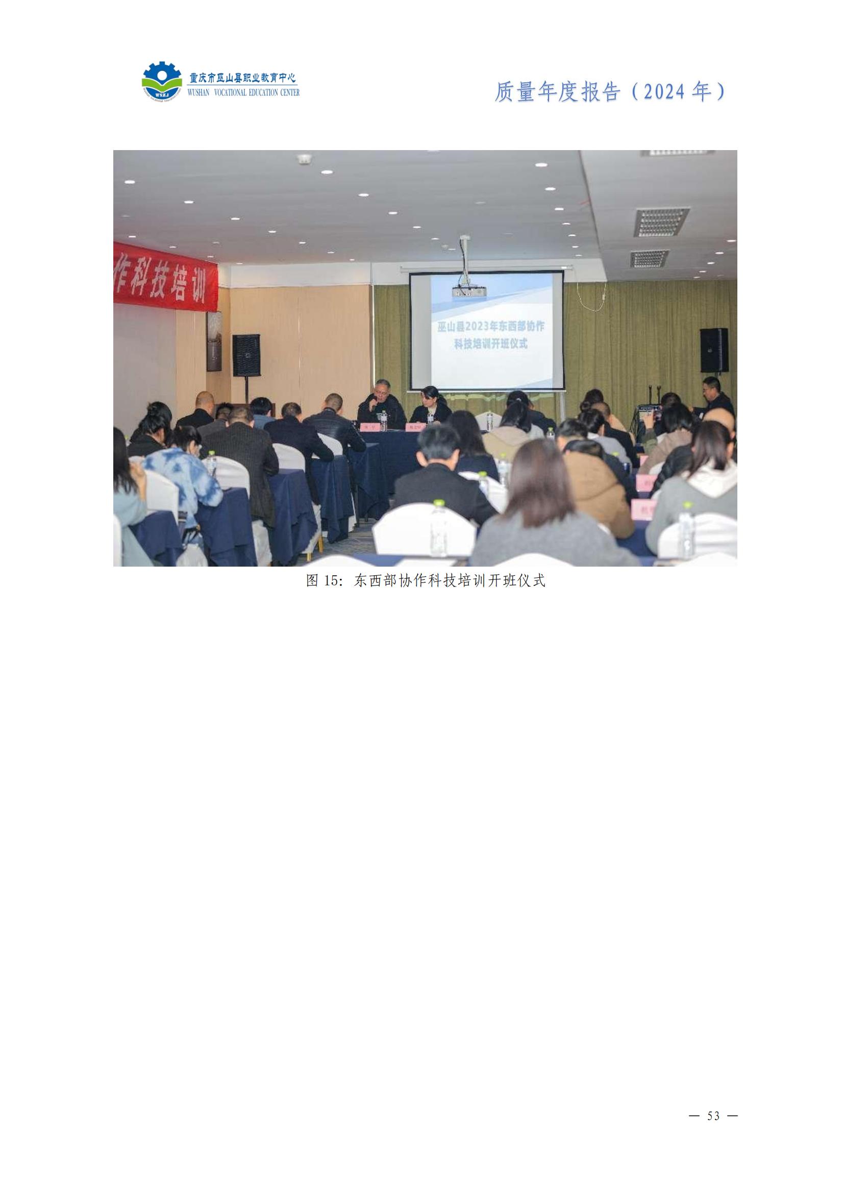 巫山职教中心2024年年度报告