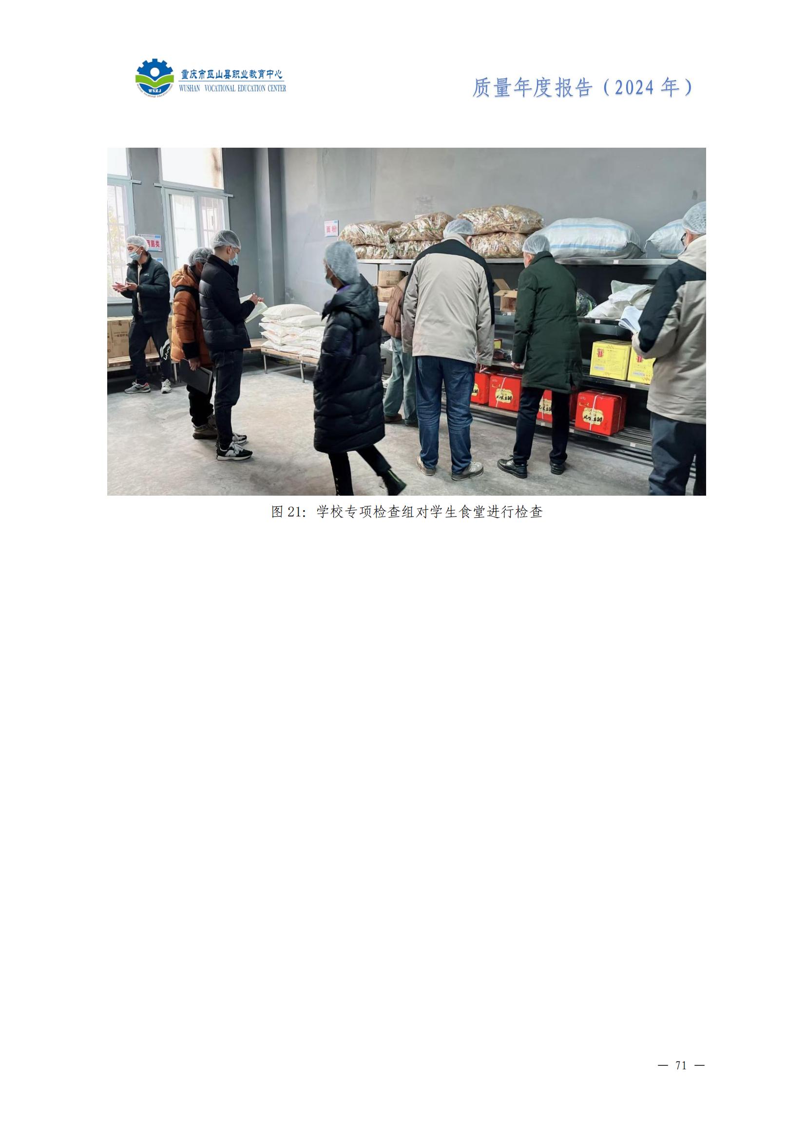 巫山职教中心2024年年度报告